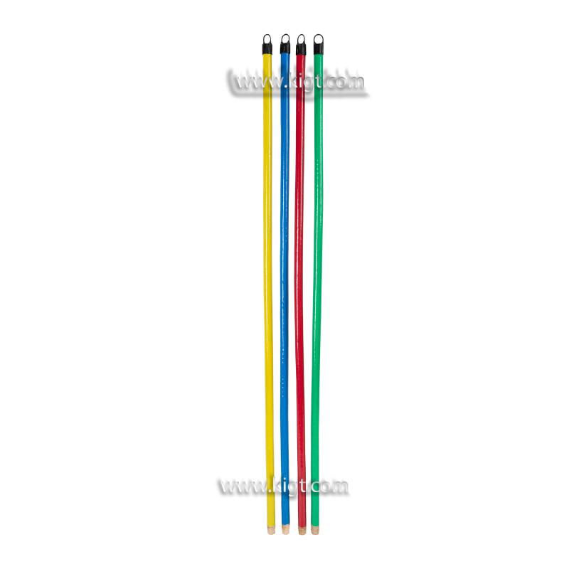 Broom handle wooden with thread 120 cm