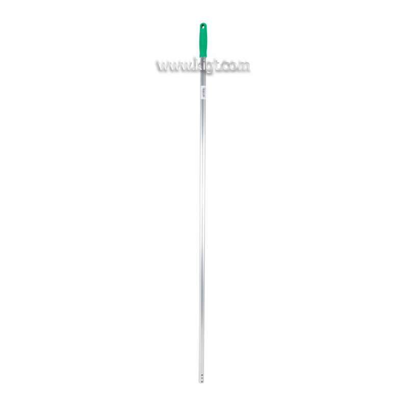 Aluminum handle 140 cm With Blue Grip Three Holes