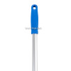 Aluminum Handle With Blue Grip And Plastic Thread 140 Cm