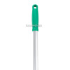 Aluminum Handle With Blue Grip And Plastic Thread 140 Cm