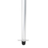 Aluminum Handle With Blue Grip And Plastic Thread 140 Cm
