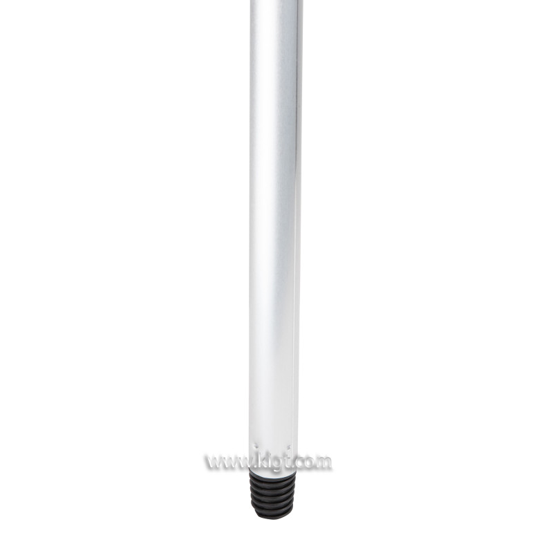 Aluminum Handle With Blue Grip And Plastic Thread 140 Cm