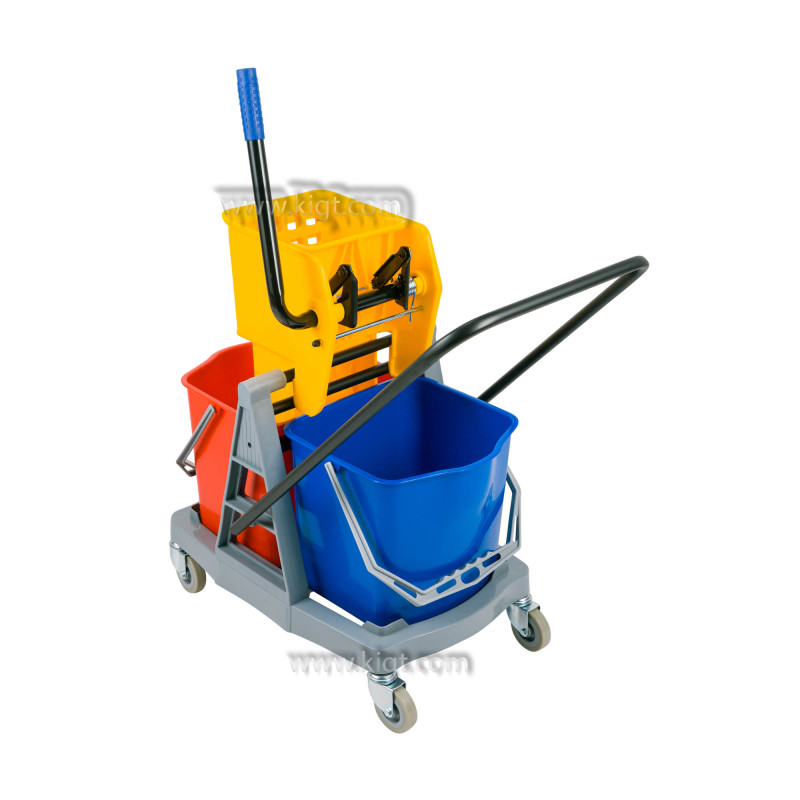 Wringer with two bucket plastic frame 34 Ltr