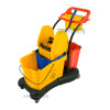 Deluxe wringer with plastic base with bucket