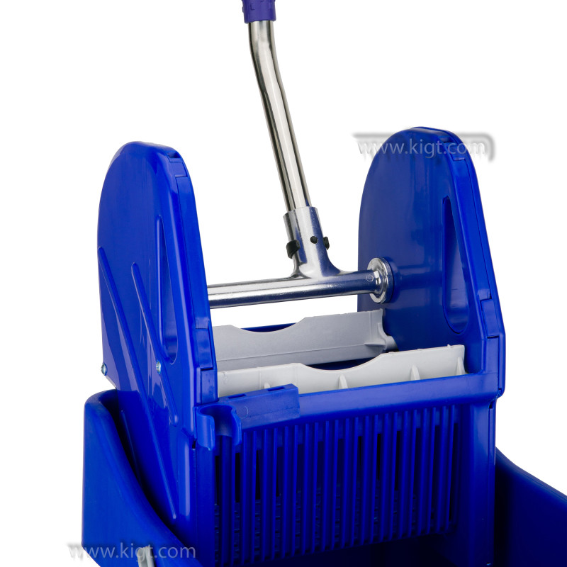 Single Bucket Trolley Deluxe Down Press Wringer 31 LTR 