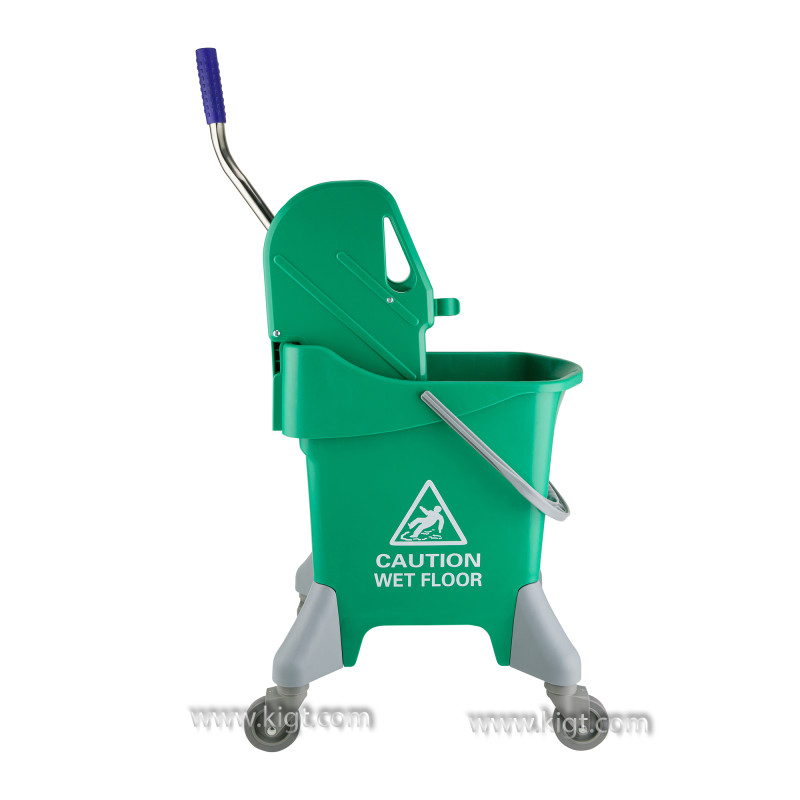 Single Bucket Trolley Deluxe Down Press Wringer 31 LTR 