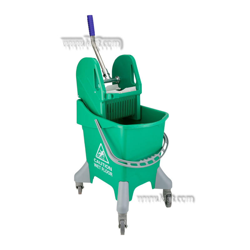 Single Bucket Trolley Deluxe Down Press Wringer 31 LTR 
