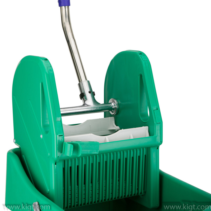 Single Bucket Trolley Deluxe Down Press Wringer 31 LTR 