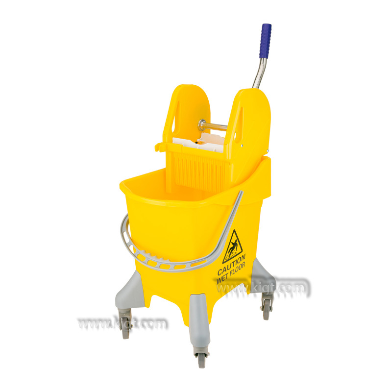 Single Bucket Trolley Deluxe Down Press Wringer 31 LTR 