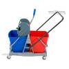 Down Press Wringer With Two Buckets - Plastic