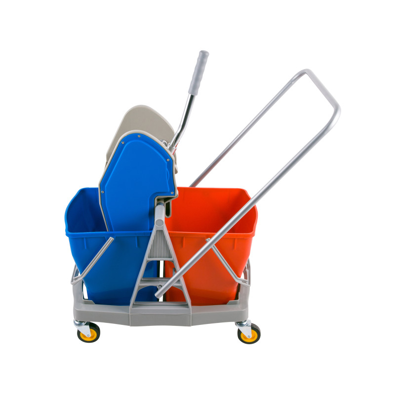 Double Mop Wringer trolley metro wheels