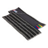 Skill Fur White Microfiber Borderd mop With Bluestripes 40 Cm