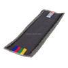 Skill Fur White Microfiber Borderd mop With Bluestripes 40 Cm