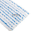 Skill Fur White Microfiber Borderd mop With Bluestripes 40 Cm