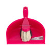 Dust pan set without rubber