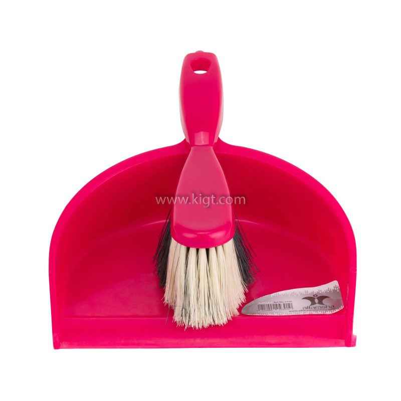 Dust pan set without rubber