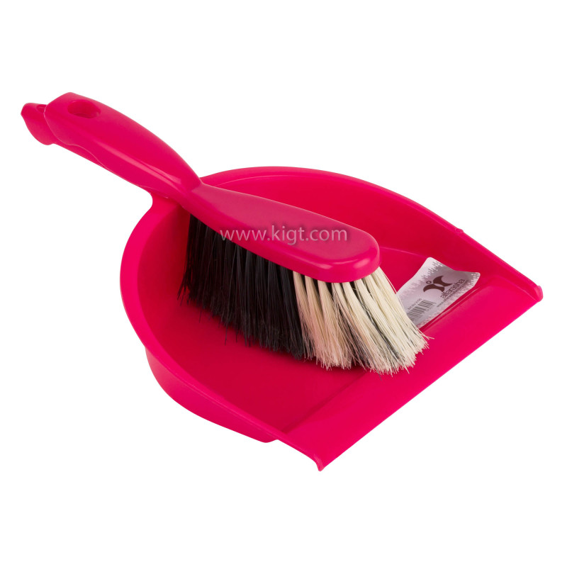 Dust pan set without rubber
