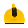 Dust pan set with rubber