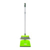Dust pan with longe handle