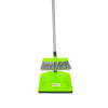 Dust pan with longe handle