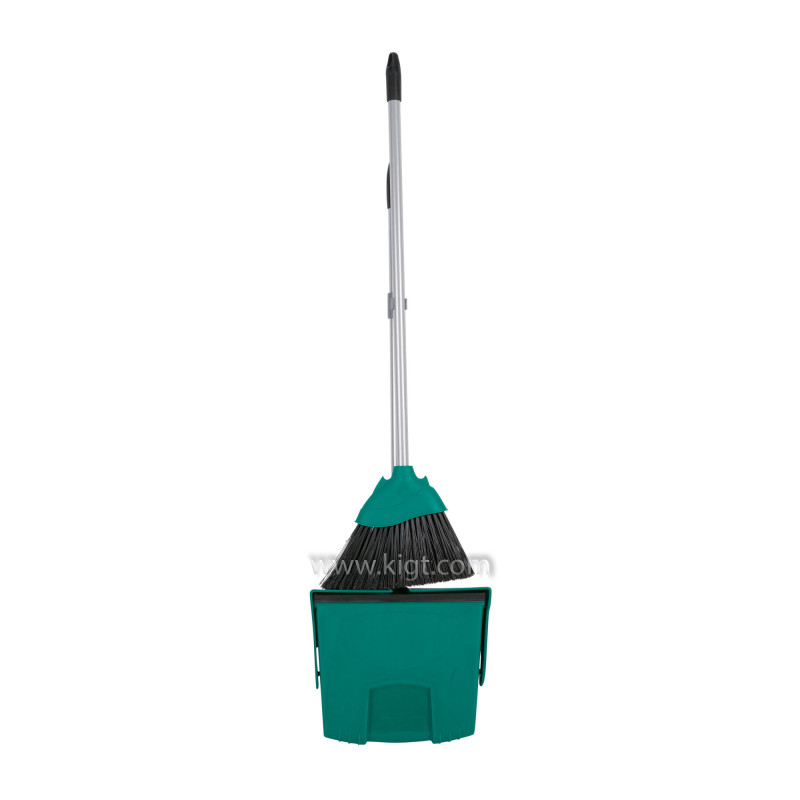 Set Foldable Long Handle Dustpan + Broom With Handle