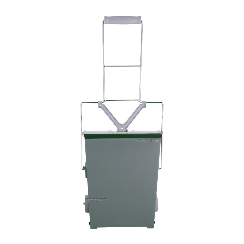 Grey Pocker Dust Pan 15 Ltr With Grey Cover