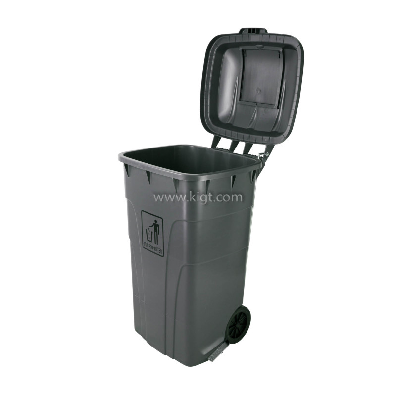 Garbage Can 240 Lt With Wheel and Pedel 