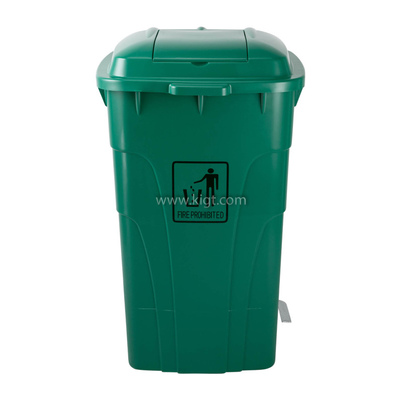 Garbage Can 240 Lt With Wheel and Pedel 