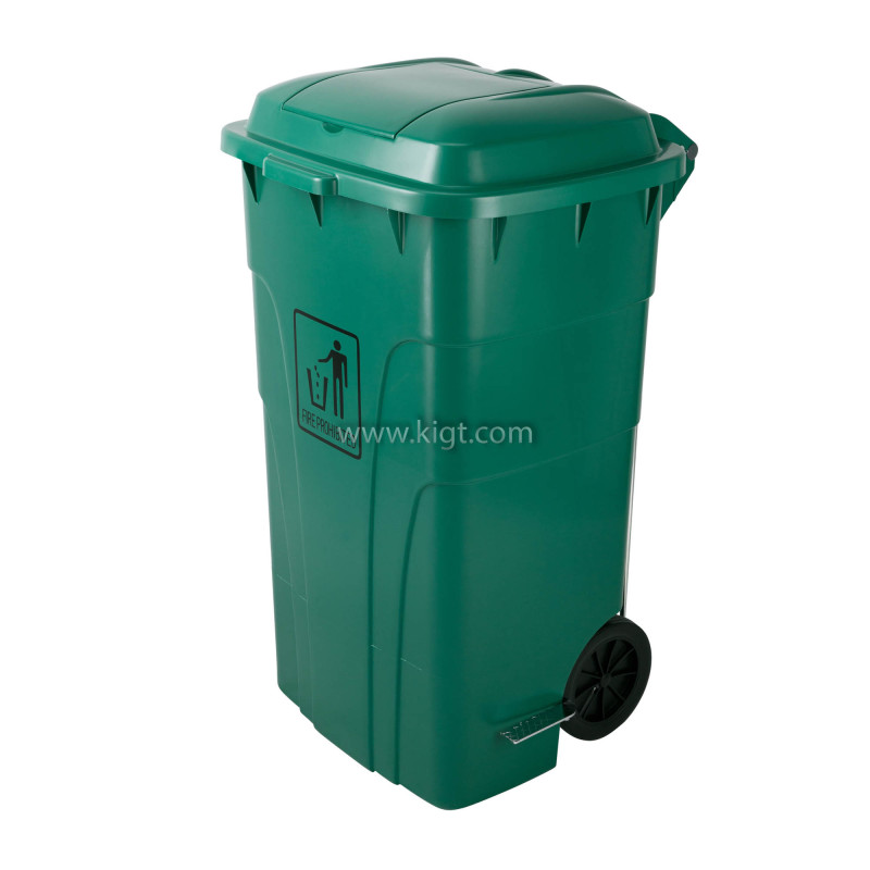 Garbage Can 240 Lt With Wheel and Pedel 
