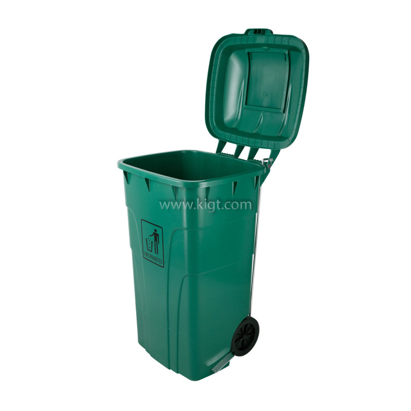 Garbage Can 240 Lt With Wheel and Pedel 