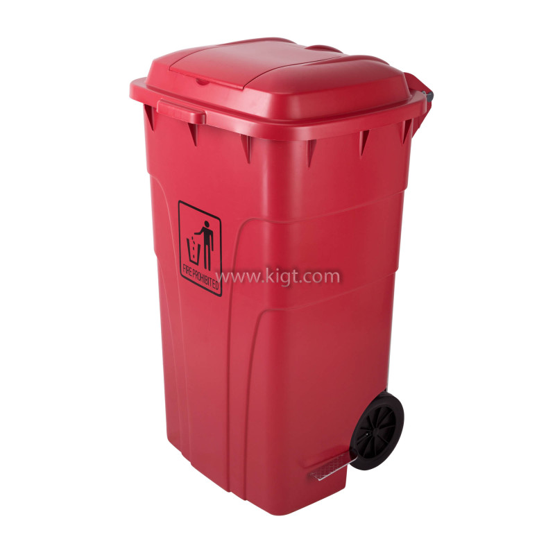 Garbage Can 240 Lt With Wheel and Pedel 