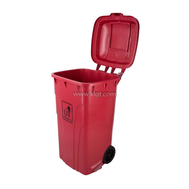 Garbage Can 240 Lt With Wheel and Pedel 