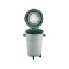 Garbage can Circular 120 L with Dolly (Top Open )