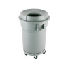 Garbage can Circular 120 L with Dolly (Top Open )
