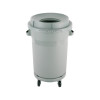 Garbage can Circular 80 L with Dolly (Top Open )