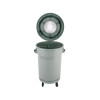 Garbage can Circular 80 L with Dolly (Top Open )