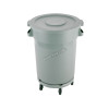 Garbage can Circular 120 L with Dolly cover