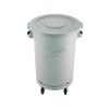 Garbage can Circular 80  L with Dolly cover