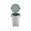 Garbage can Circular 80  L with Dolly cover