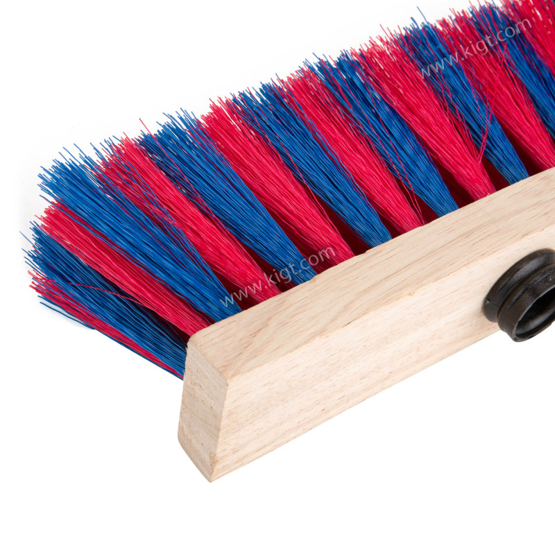Soft Broom Blue And Red Synthatic 
