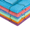 Check Towel with stitched edge 70%cotton & 30%polyester