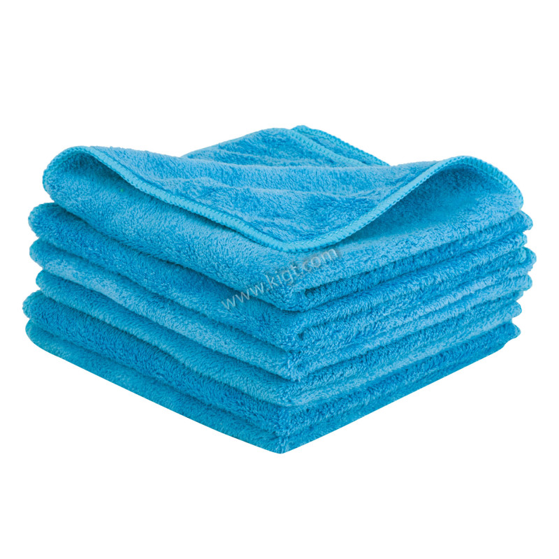 Microfiber Coral Towel 35 CM * 35 CM Color 270 GSM 33 G 6 Pcs in PKT