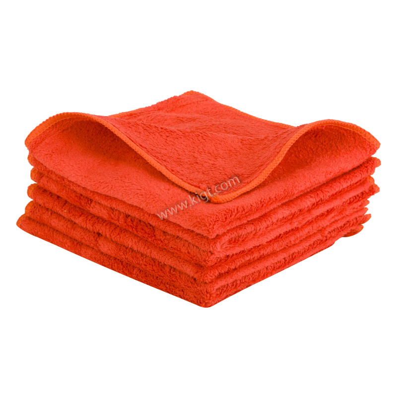 Microfiber Coral Towel 35 CM * 35 CM Color 270 GSM 33 G 6 Pcs in PKT
