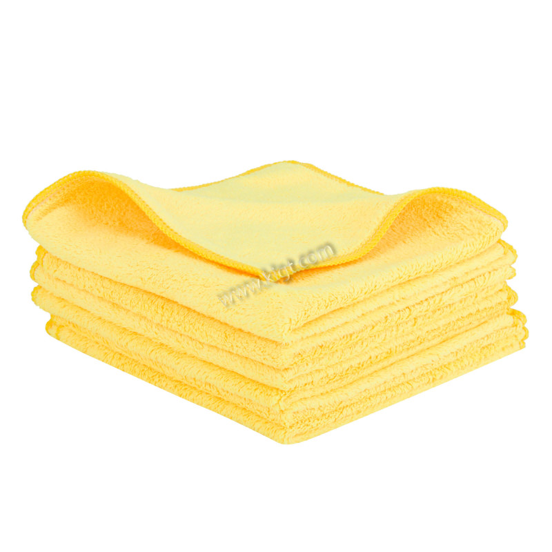 Microfiber Coral Towel 35 CM * 35 CM Color 270 GSM 33 G 6 Pcs in PKT