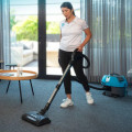 Vacuum in a way that fits your environment, whether battery-powered or corded.