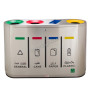 Recycle Bin Steel 4 top