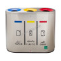 Recycle Bin Steel 3 top