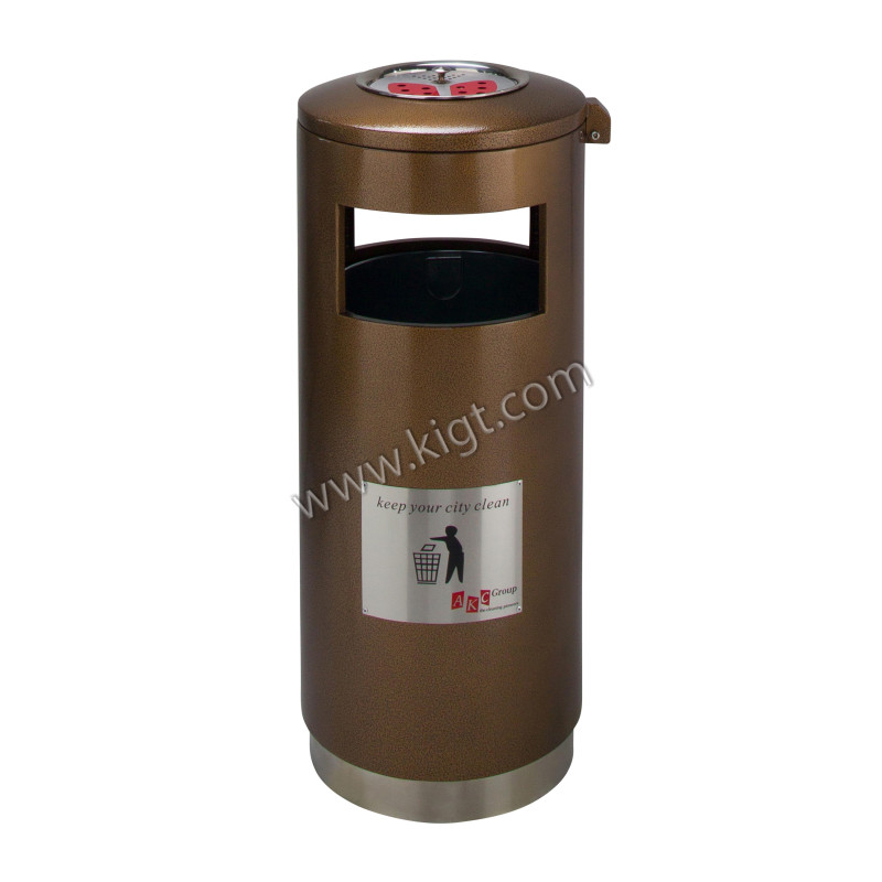 Road Bin with Ashtray