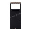 Outdoor bin iron & Wood 63 Ltr With inner bucket thickness: 1.0mm