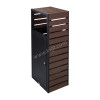 Outdoor bin iron & Wood 63 Ltr With inner bucket thickness: 1.0mm